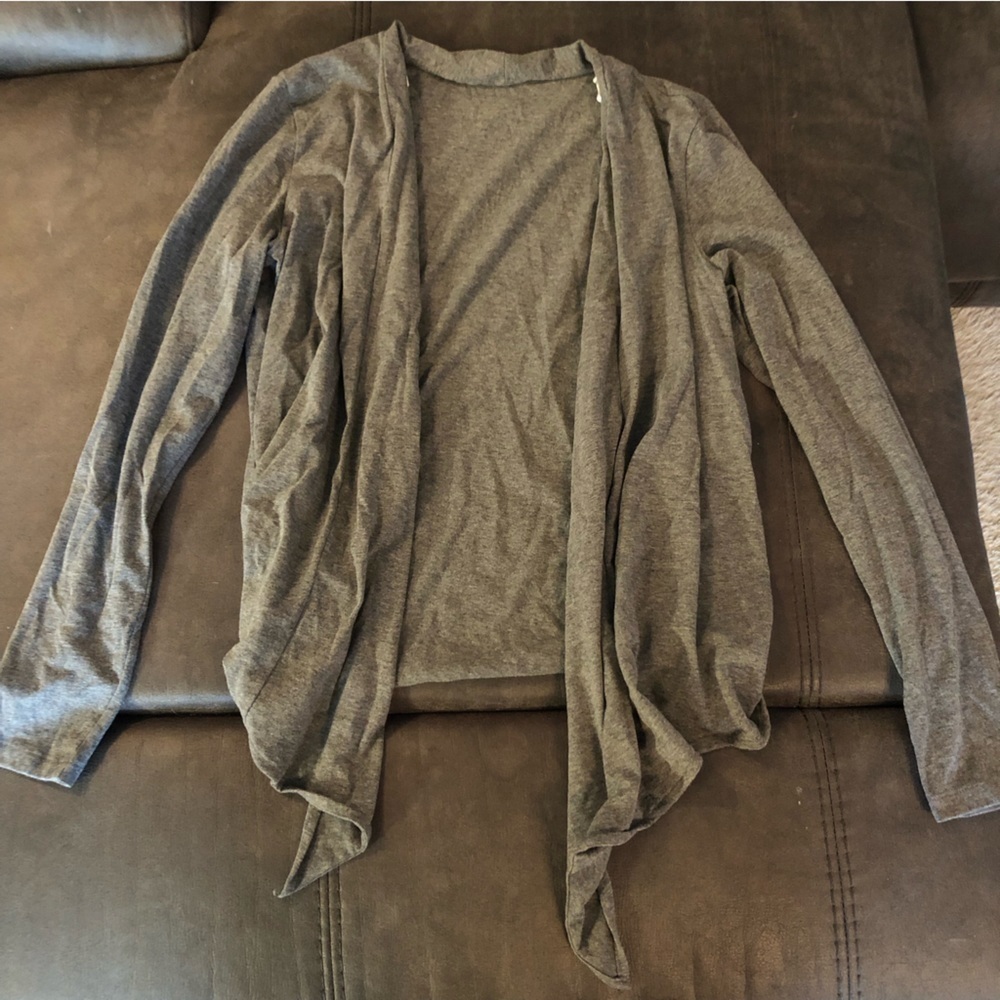 Women’s Danskin Grey Cardigan Size Medium